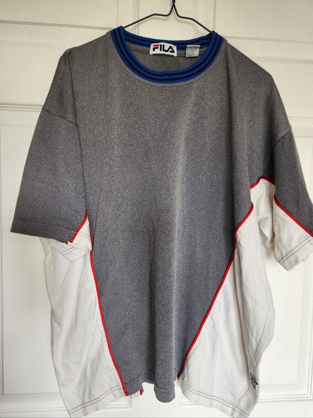 Vintage FILA - Mesh Jersey Blend T-Shirt - Size L
